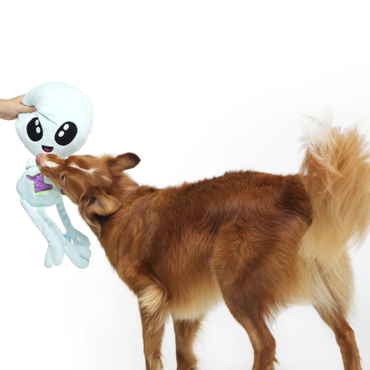 Alien Gnawtopsy Plush 2-in-1 Rip and Reveal + Tug + Enrichment + Multi-Part + Extra-Large Dog Toy - Image 4