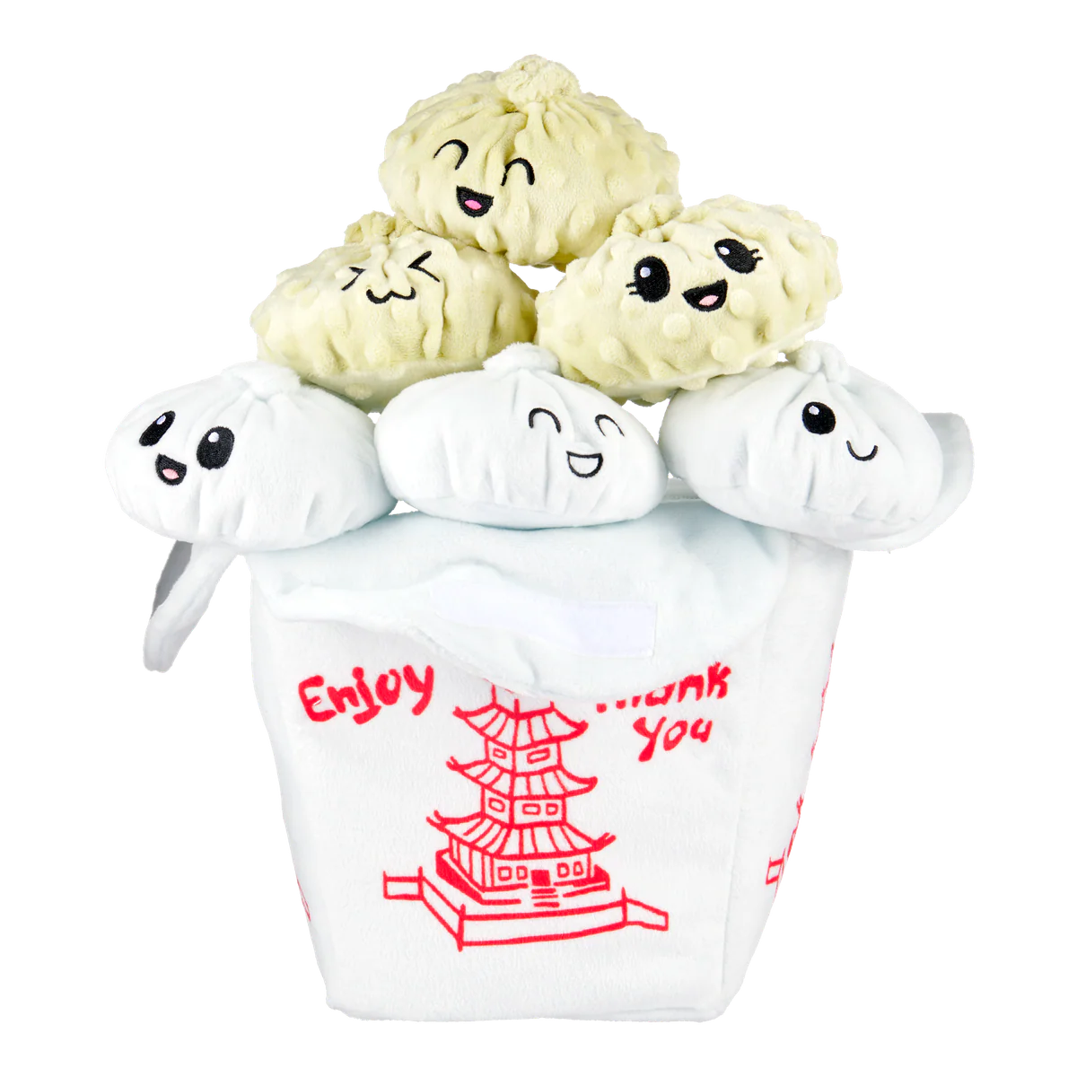 Andi's Famous Plush Dumplings Plush Enrichment + Multi-Part + Extra-Large Dog Toy - Image 10