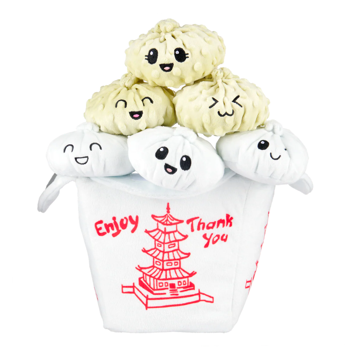 Andi's Famous Plush Dumplings Plush Enrichment + Multi-Part + Extra-Large Dog Toy - Image 11