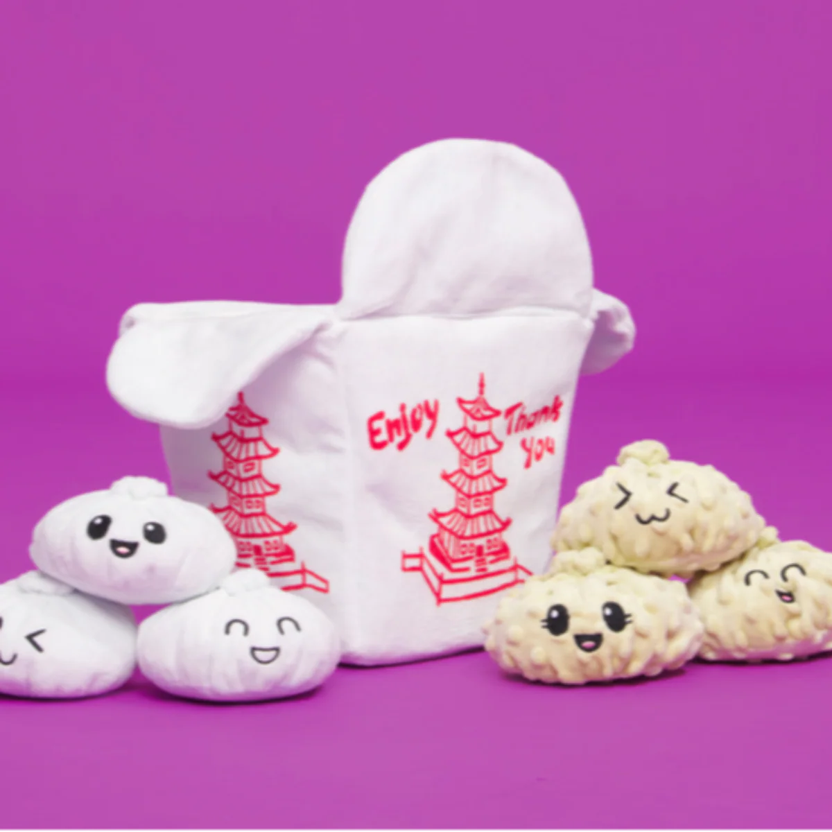 Andi's Famous Plush Dumplings Plush Enrichment + Multi-Part + Extra-Large Dog Toy - Image 7