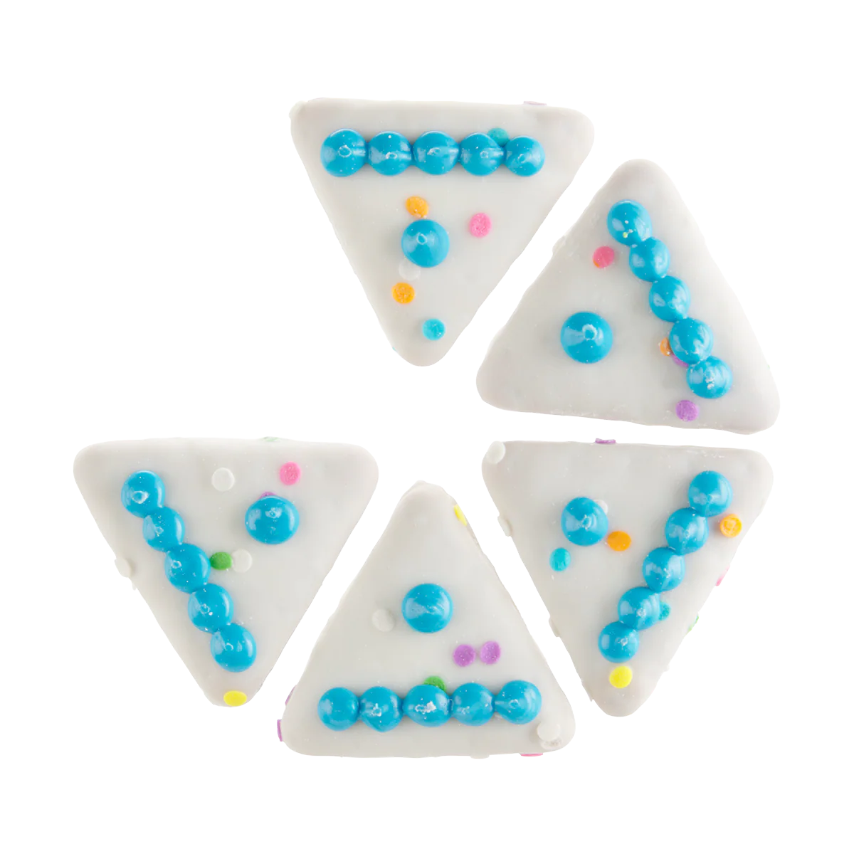 Barkday Cake Vegetarian Hard & Crunchy 6-Piece Dog Cookie - Image 2
