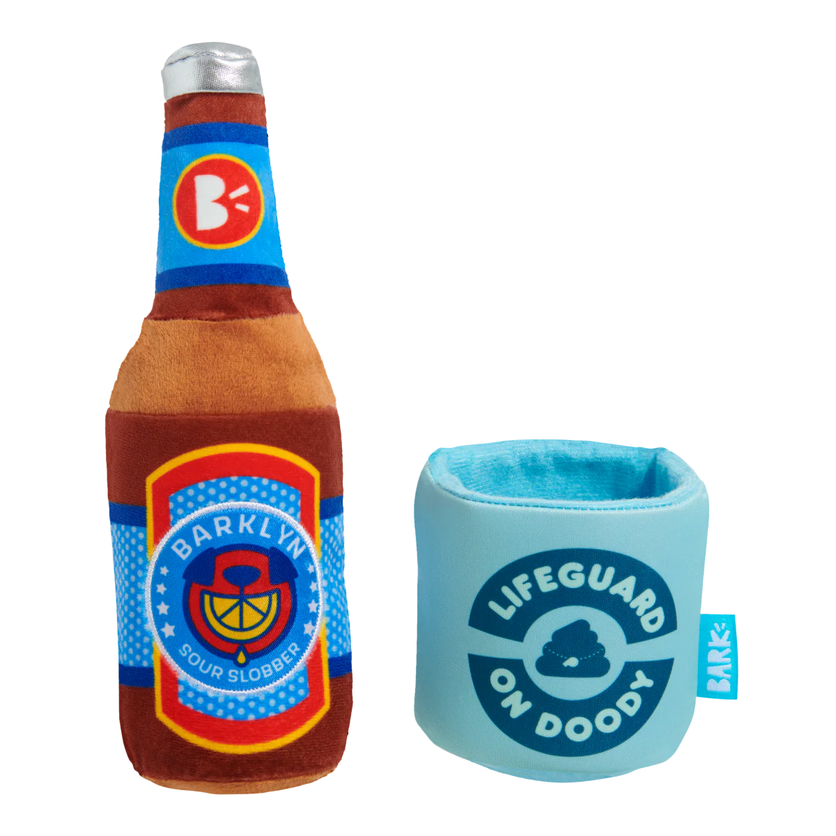 Boozy Doody Koozie Plush Multi-Part Dog Toy
