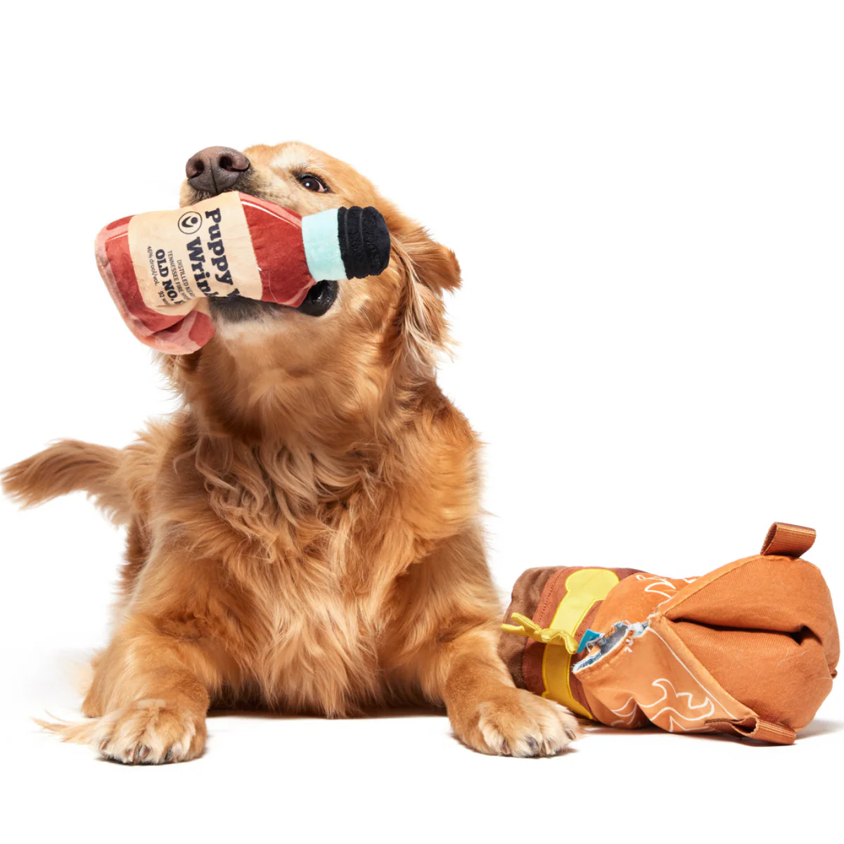 Bottoms Up Boot Plush 2-in-1 + Enrichment Dog Toy - Image 3