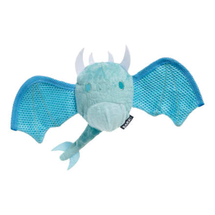 Brrrtha The Dragon Super Chewer Durable 2-in-1 Tug + Fetch Dog Toy