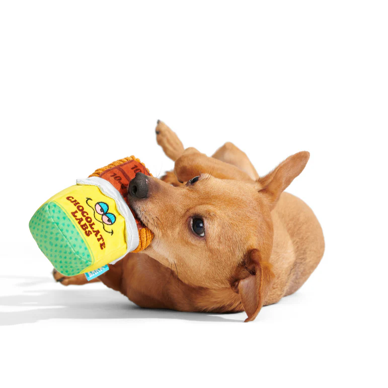 Dank Chocolate Plush Dog Toy - Image 3