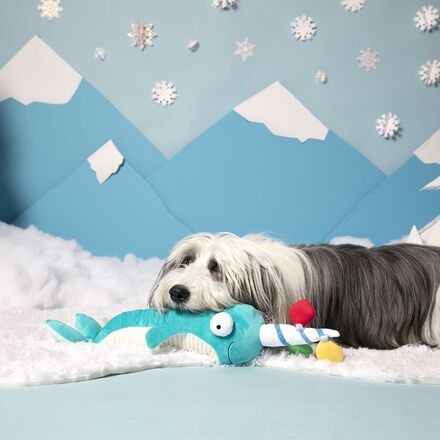 Deck the Narwhal Plush Extra-Large Dog Toy - Image 4