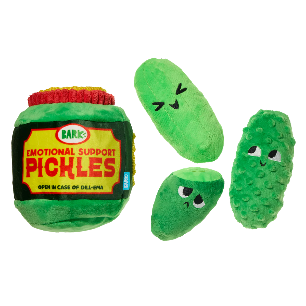 Dill-emma Squad Pickle Plush Multi-Part + Extra-Large Dog Toy - Image 4