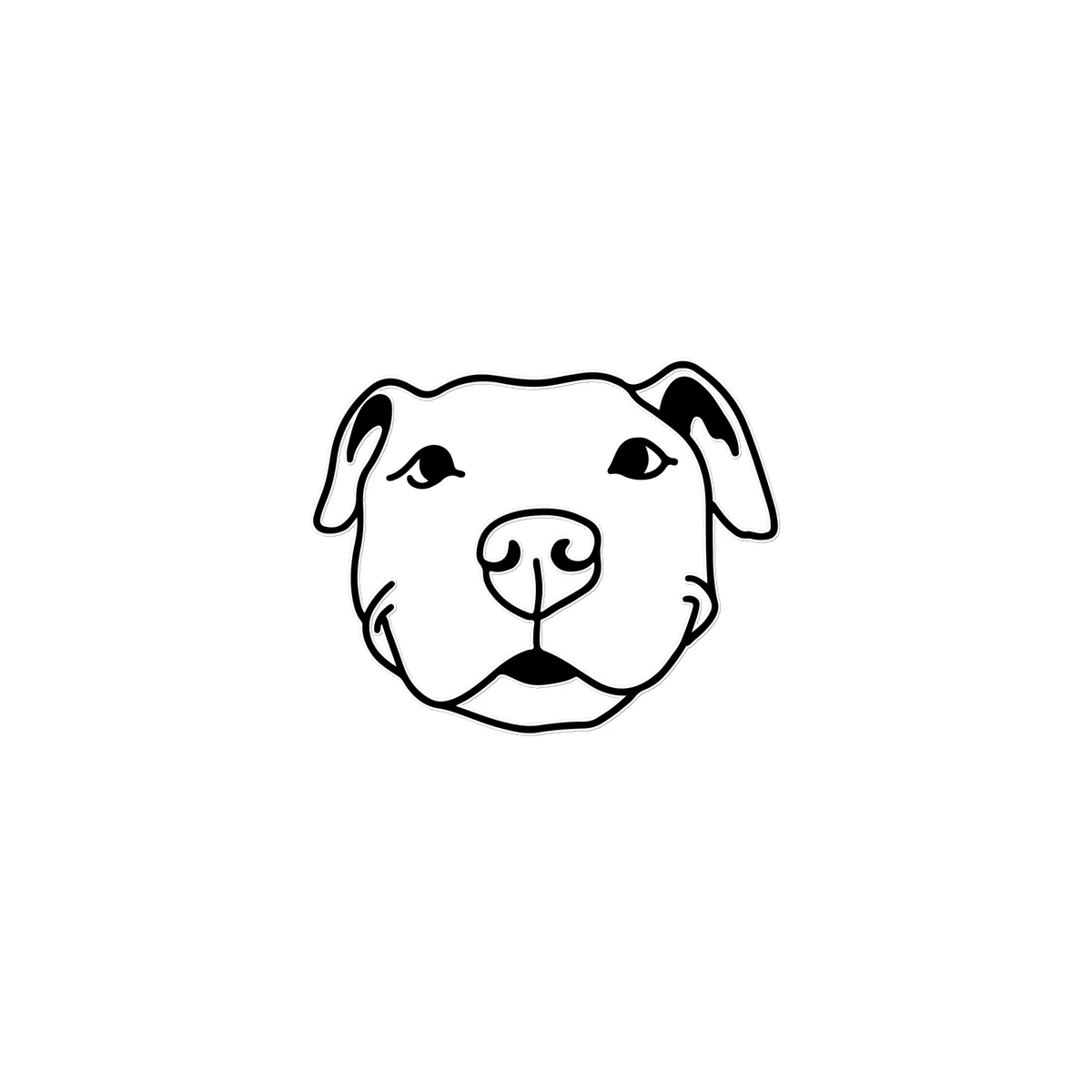 Dog Face 2 Temporary Tattoo - Image 3