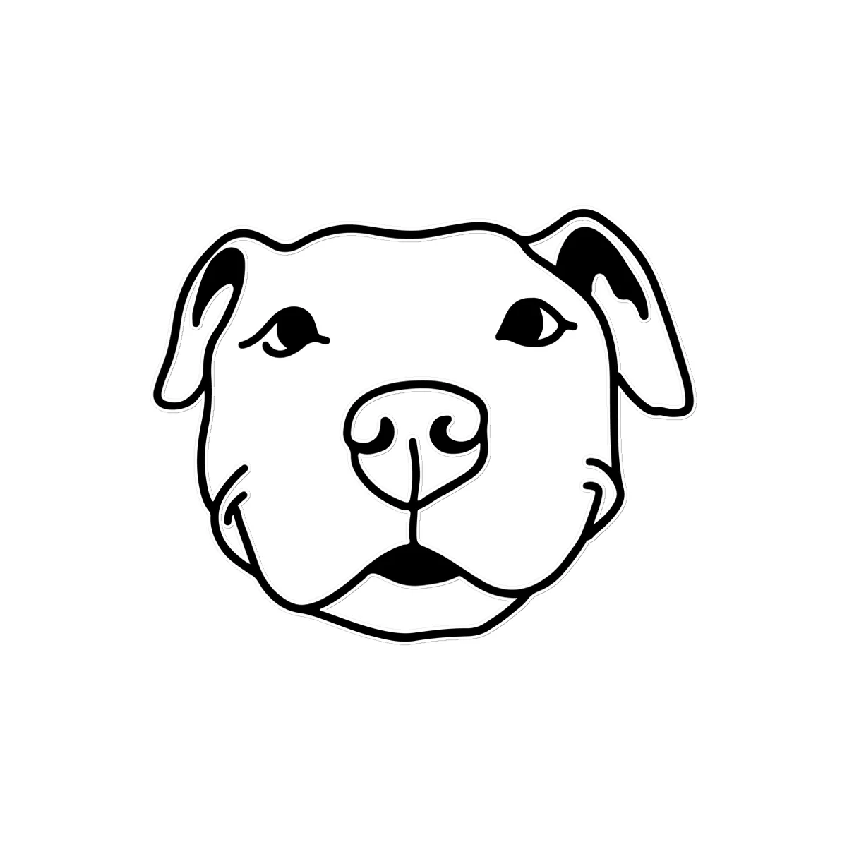 Dog Face 2 Temporary Tattoo - Image 4