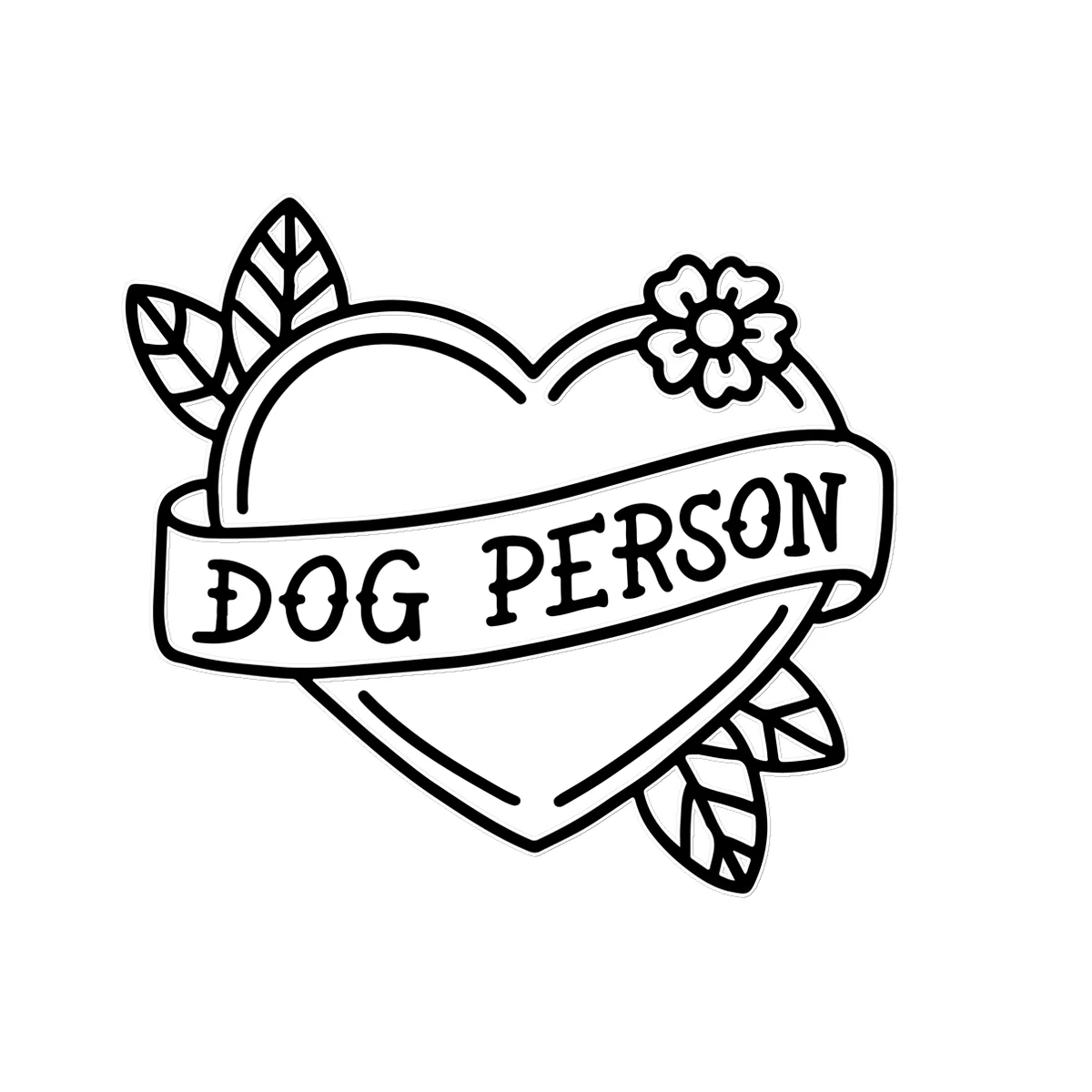 Dog Person Temporary Tattoo - Image 5