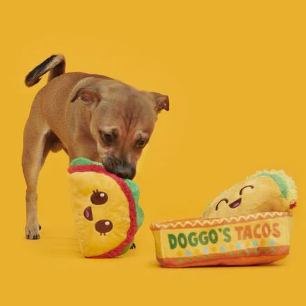 Doggo's Tacos Plush Multi-Part Dog Toy - Image 2