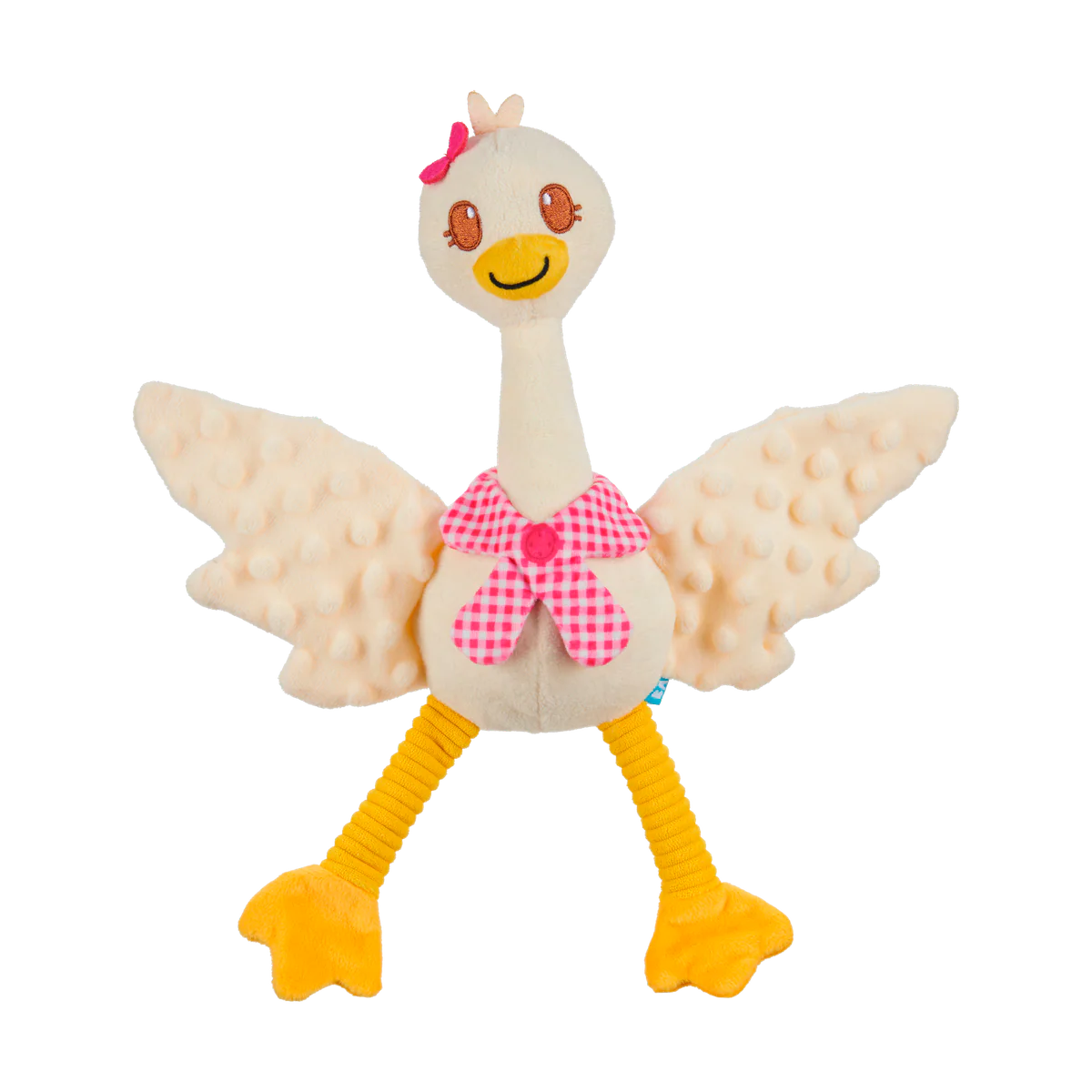 Farmer's Barket Gingham Goose Plush Tug + Extra-Large Dog Toy - Image 2