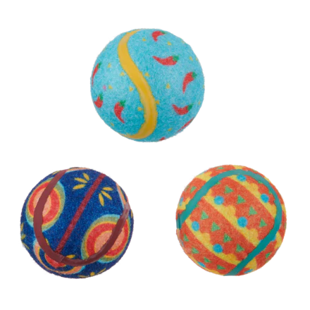 Fetch Mex Tennis Balls Multi-Part + Fetch Dog Toy