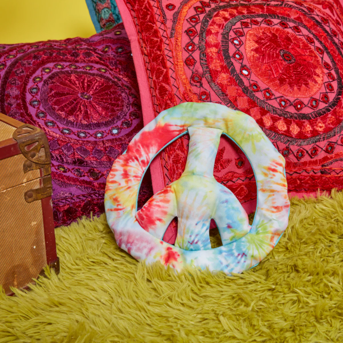 Give Peace a Tug Plush Dog Toy - Image 2