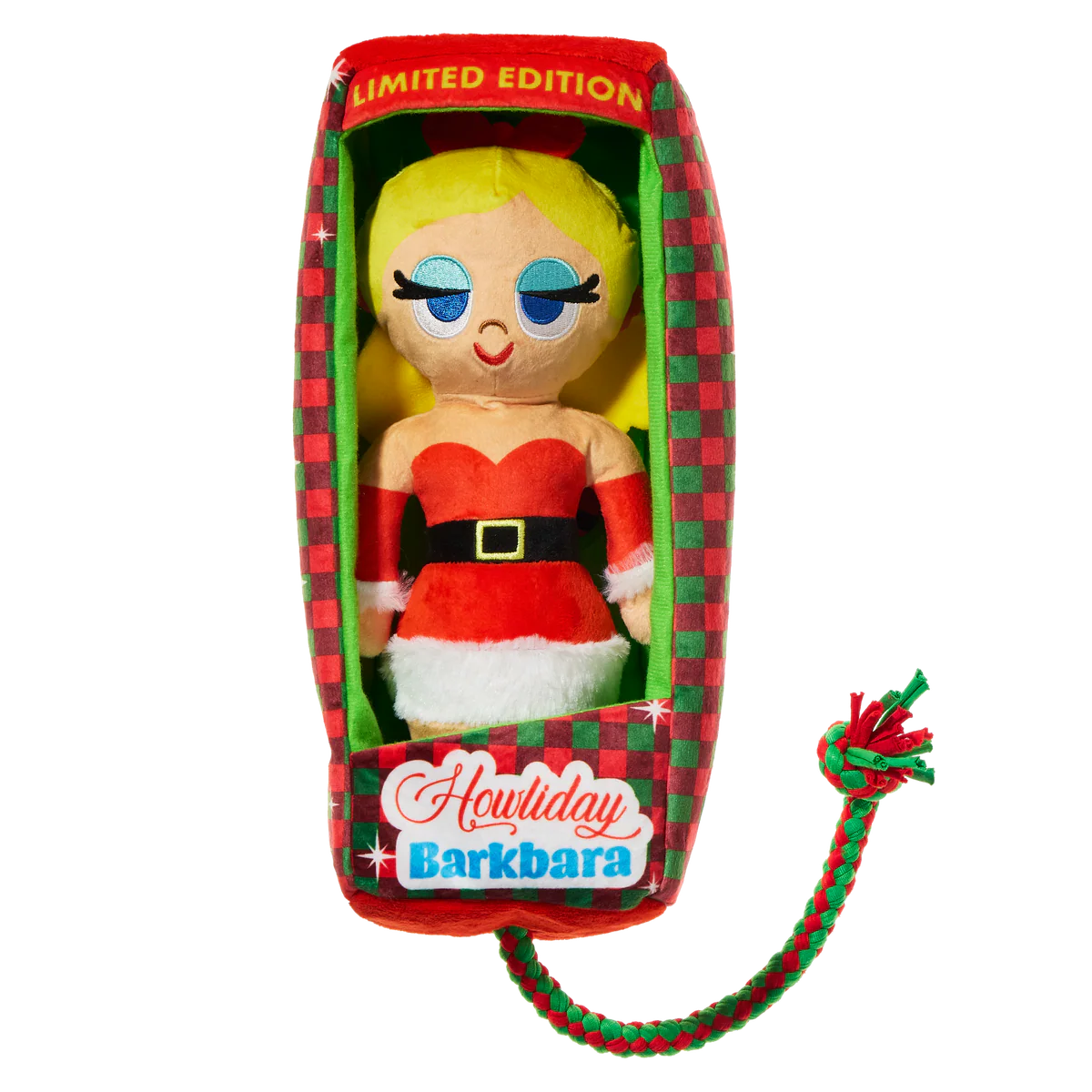 Howliday Barkbara Doll Plush Tug + Extra-Large Dog Toy - Image 3