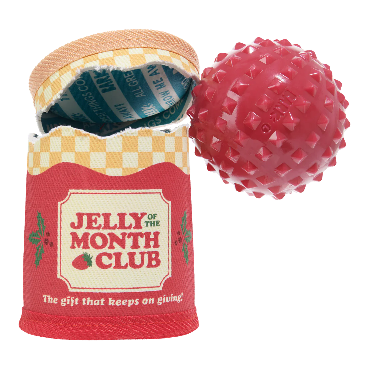 Jelly Of The Mutt Club Super Chewer Durable Multi-Part + Enrichment + Fetch Dog Toy