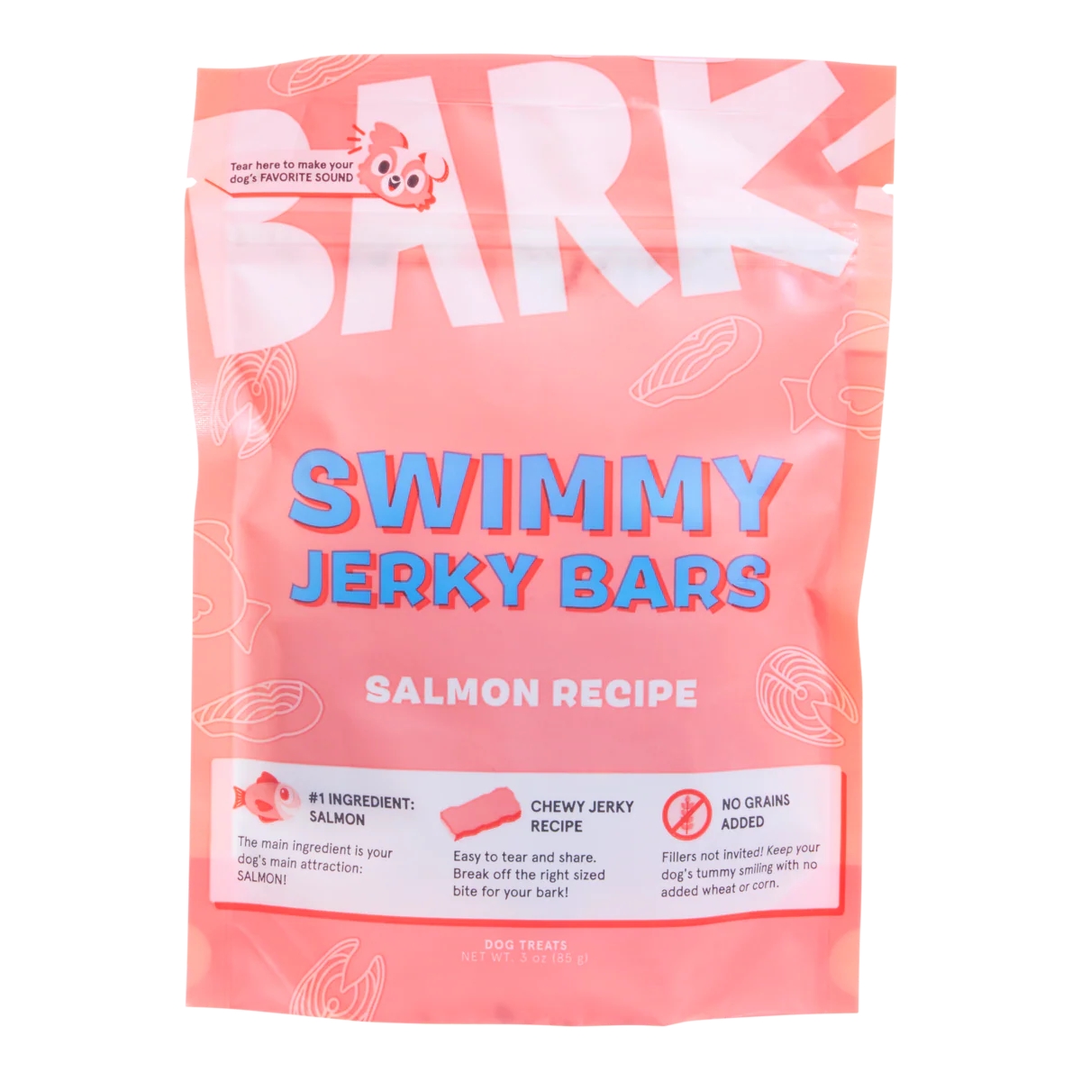Swimmy Jerky Bars Fish Dog Treats, 3 oz