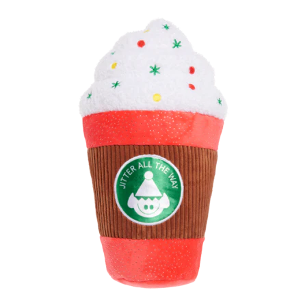 Jumbo Jingle Latte Plush Extra-Large Dog Toy