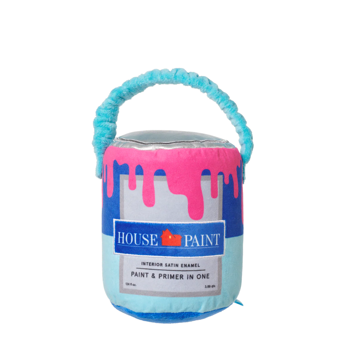 Kevin's Paint Can Plush Tug Dog Toy