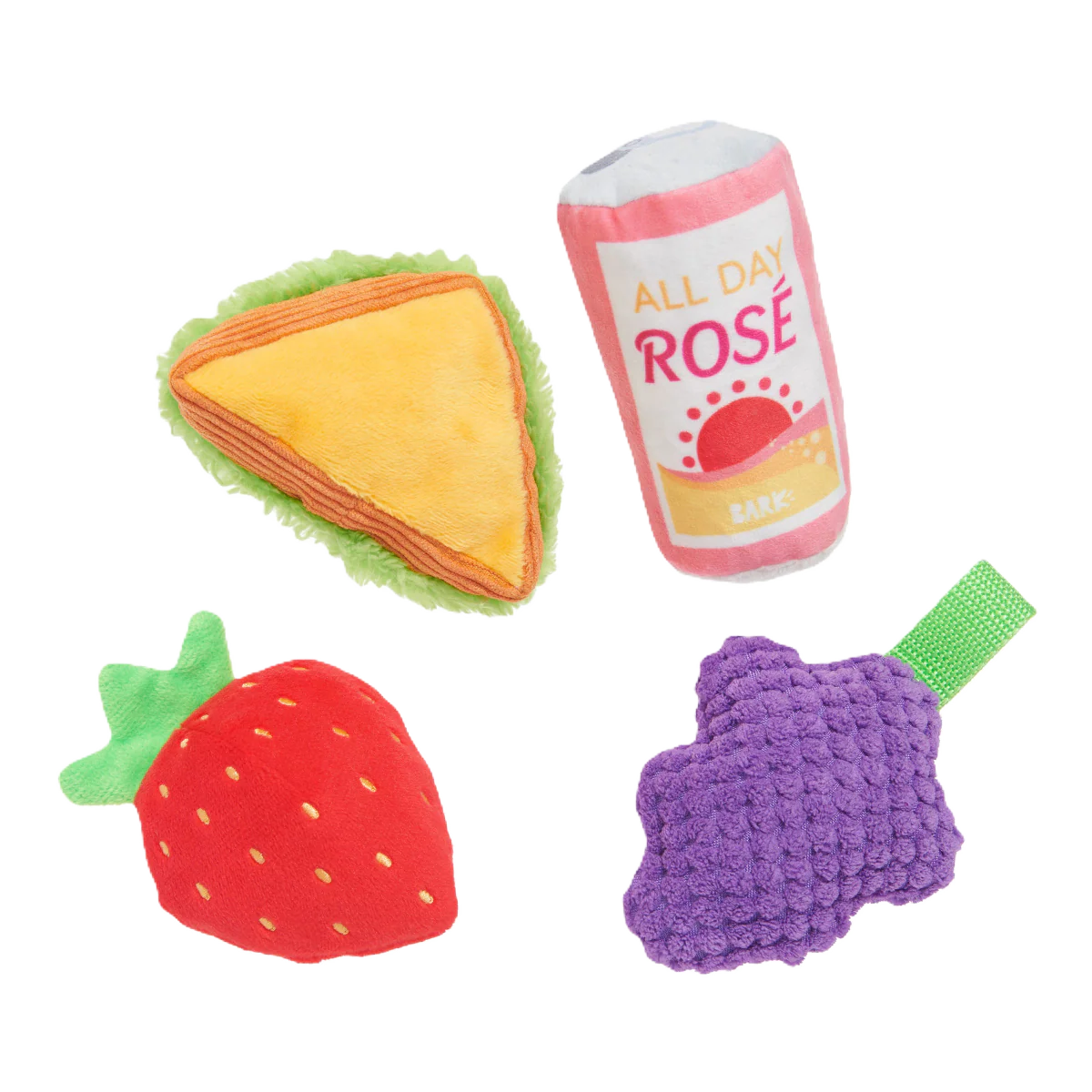 Licknic Pack Plush Tug + Multi-Part Dog Toy