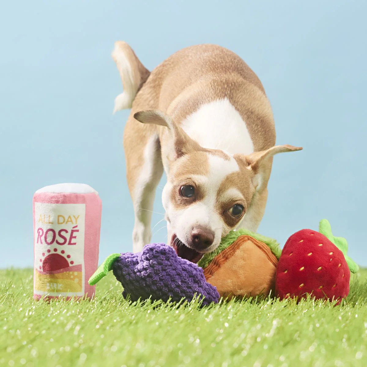 Licknic Pack Plush Tug + Multi-Part Dog Toy - Image 3