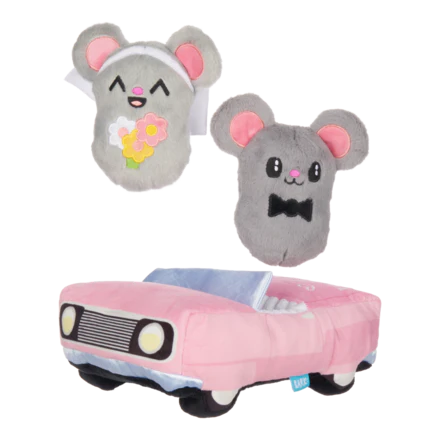 Mister and Mouses Plush Multi-Part Dog Toy - Image 2