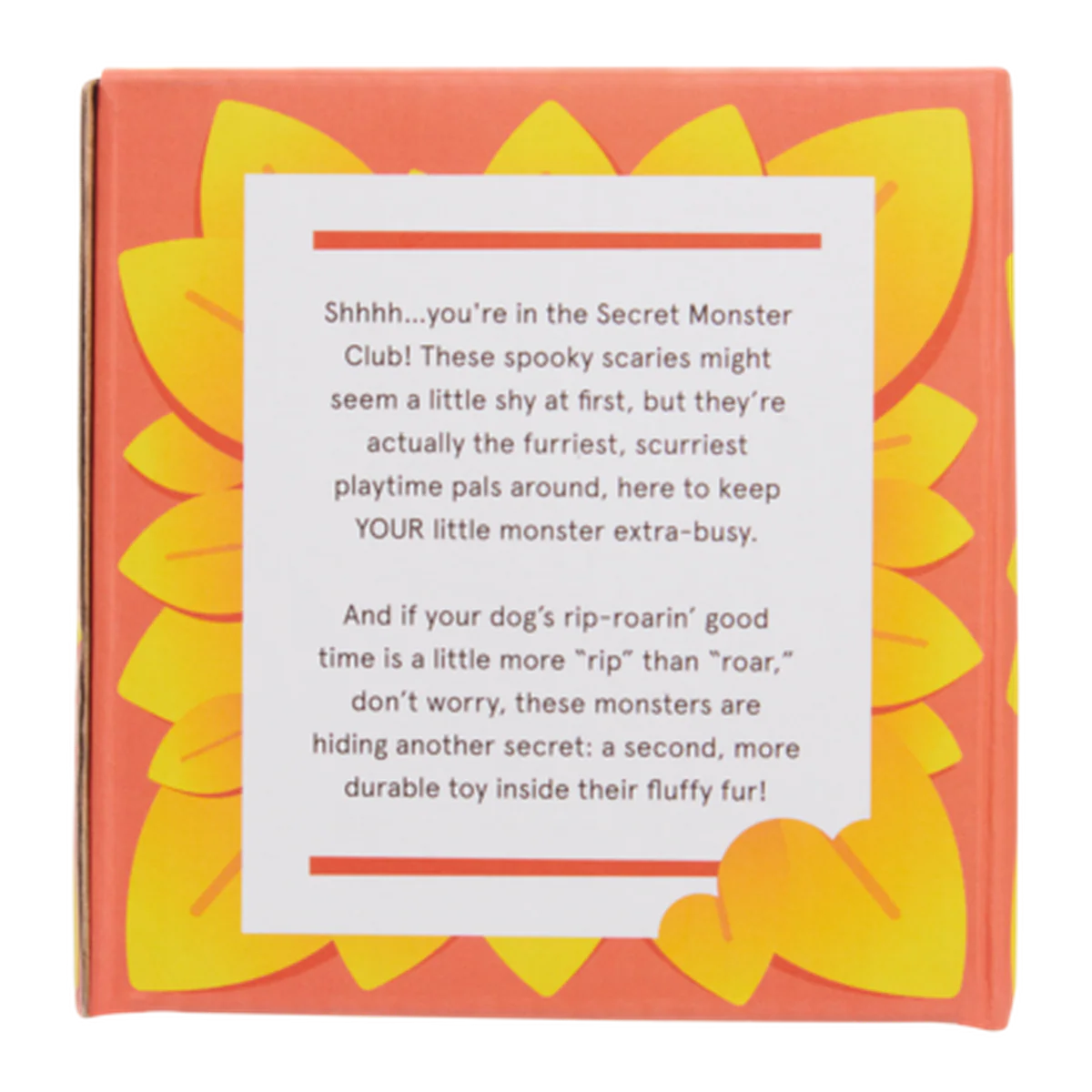 Secret Monster Club, Super Chewer Durable 2-in-1 Rip and Reveal Monthly Dog Toys - Image 4