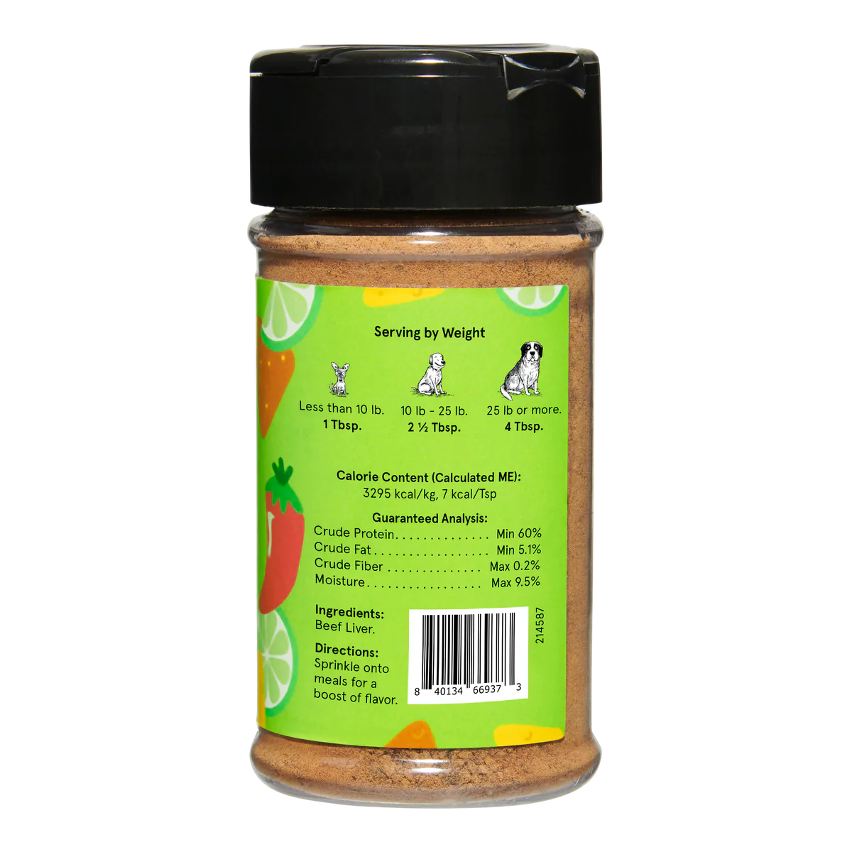 Moo Bueno Topper Beef Liver Dog Food Topper, 3.5 oz - Image 2