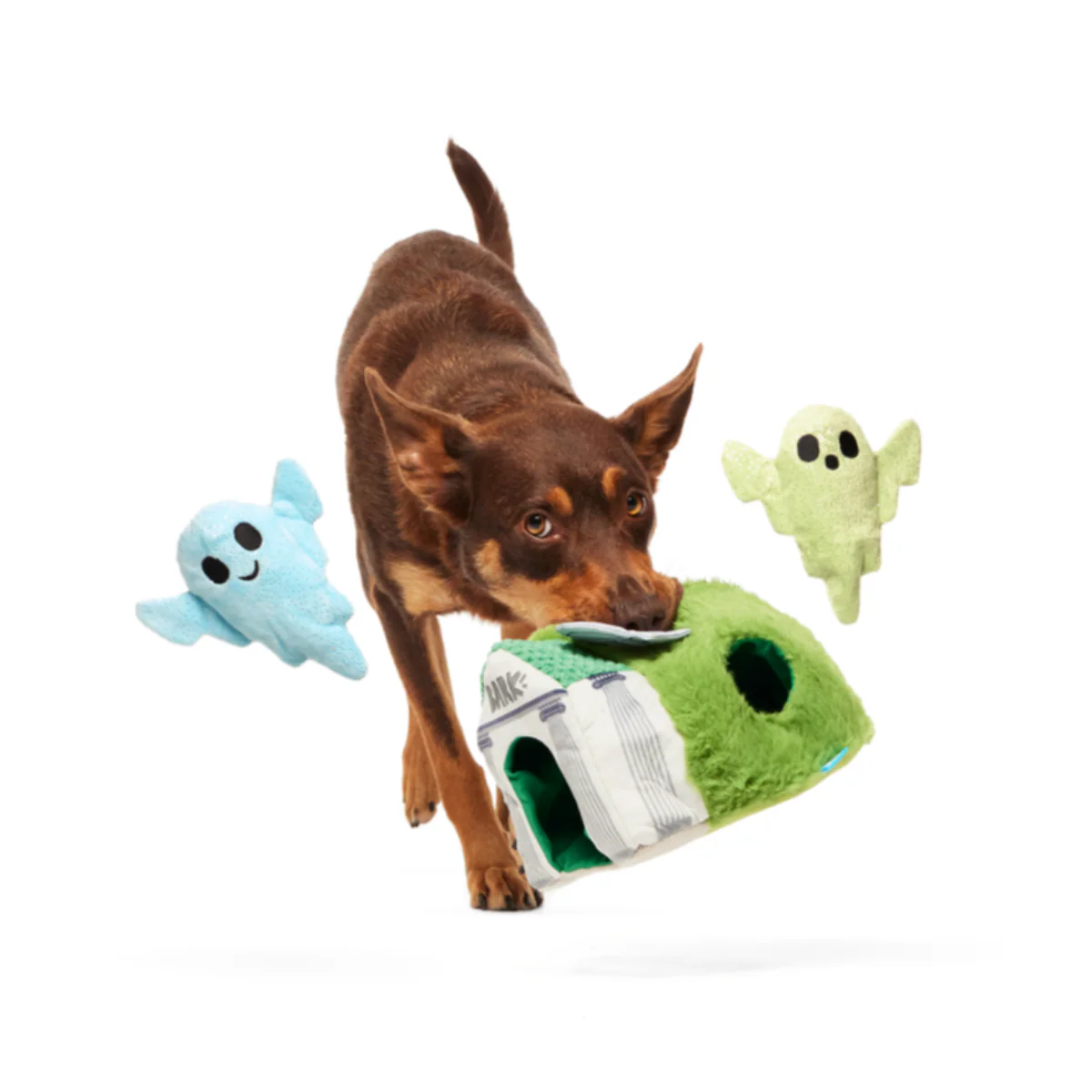 Now You See 'Em Mausoleum Plush Multi-Part + Enrichment Dog Toy - Image 5