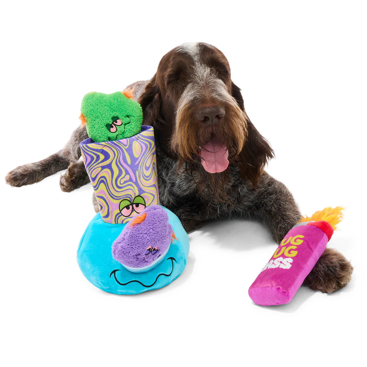 Pipe Dreams Plush Extra-Large + Multi-Part + Enrichment Dog Toy - Image 2