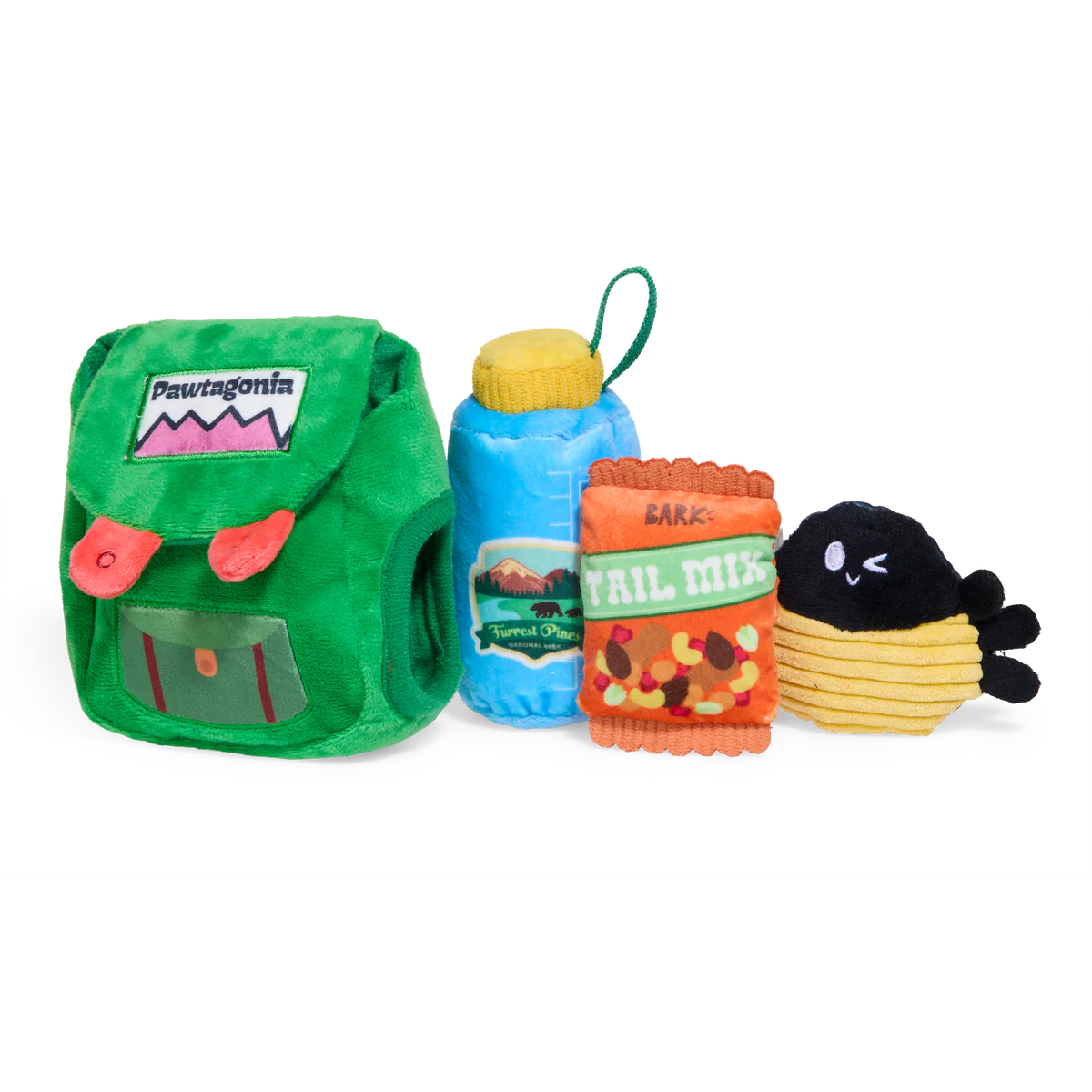 PNW Barkpack Plush Multi-Part Dog Toy