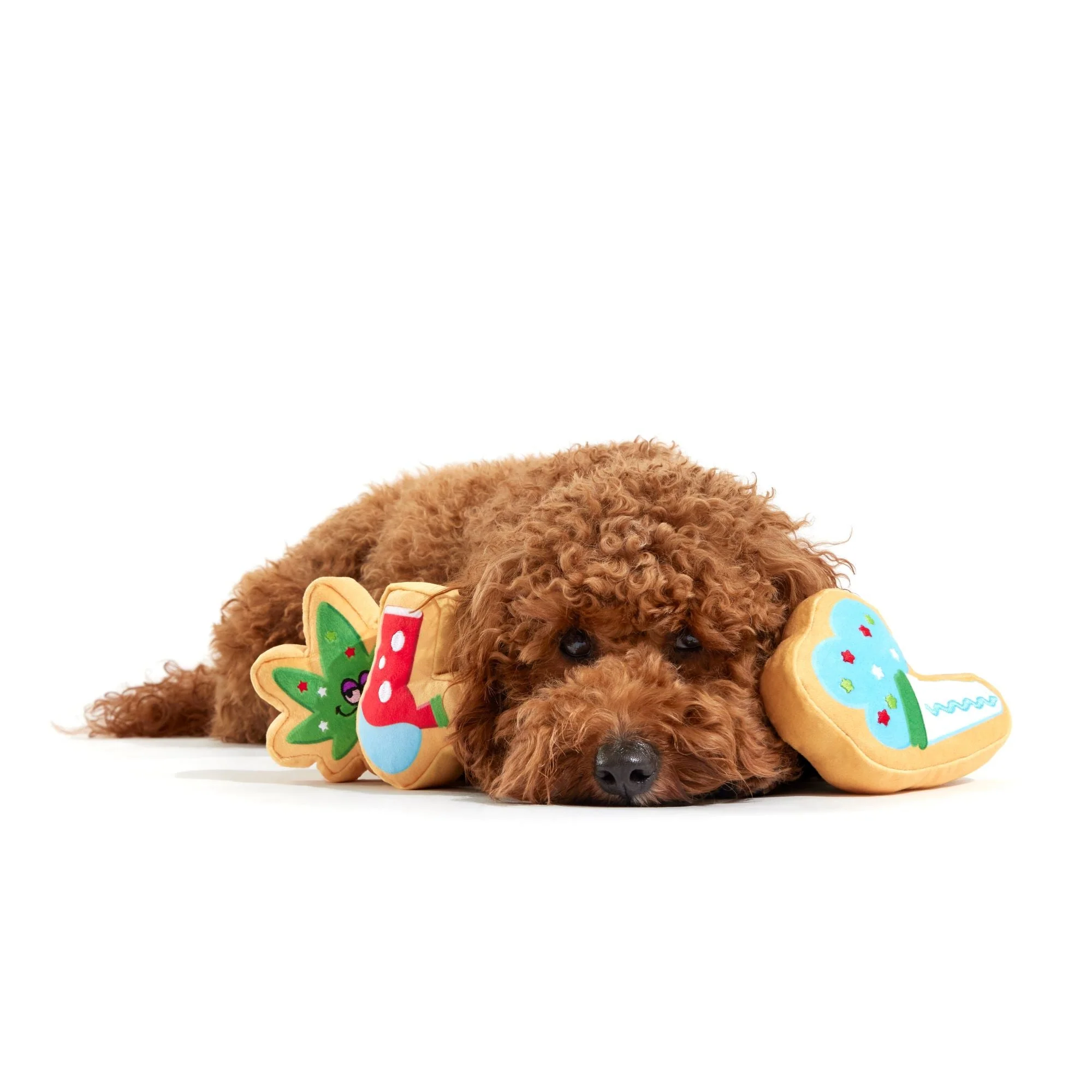 Santa's Edibles Plush Multi-Part Dog Toy - Image 3