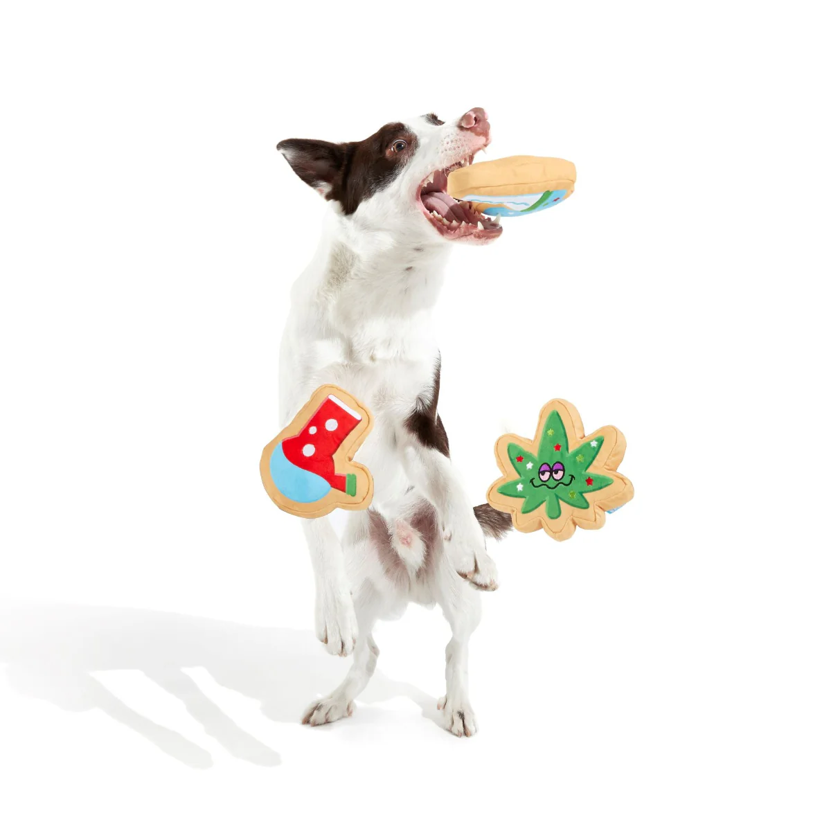 Santa's Edibles Plush Multi-Part Dog Toy - Image 4