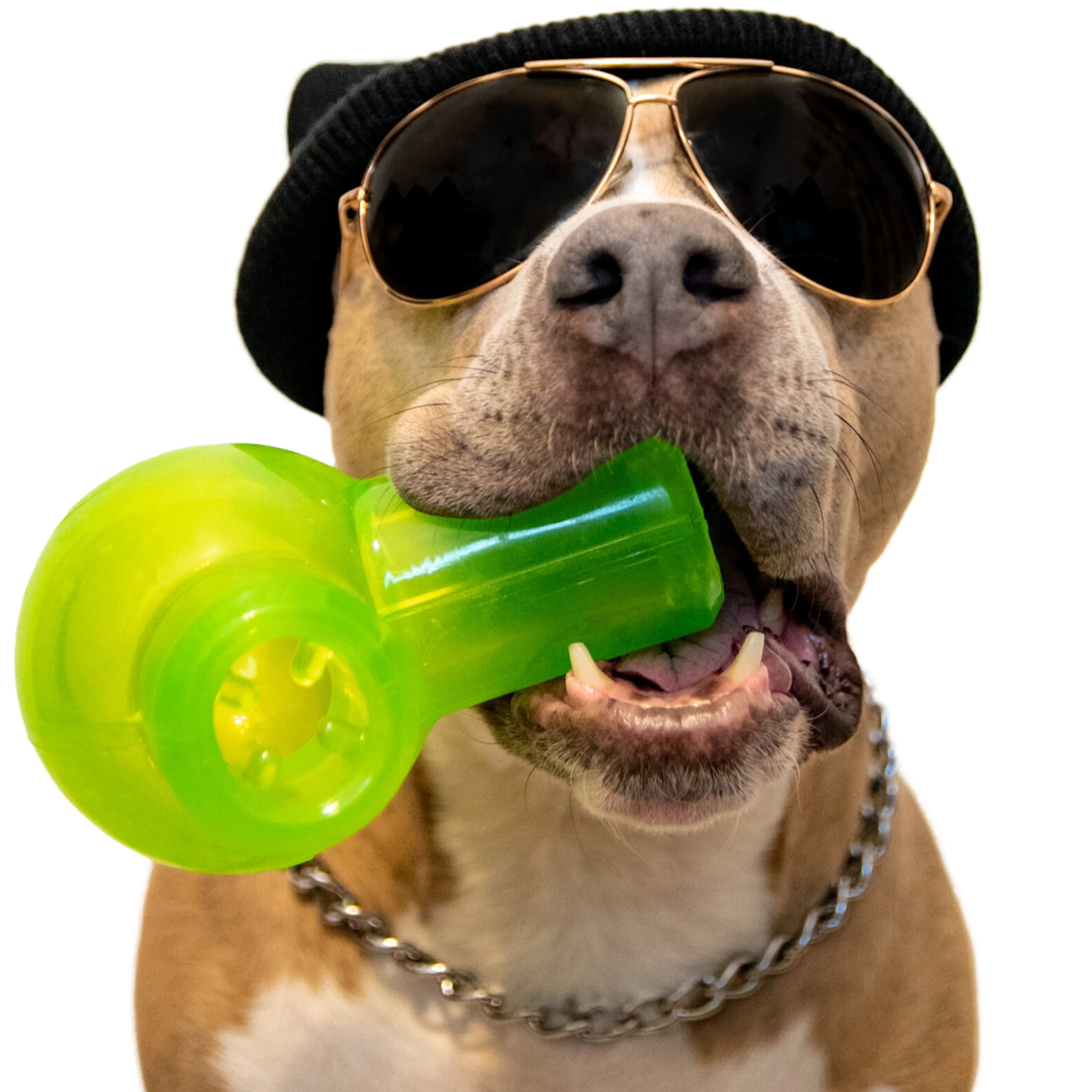 Snack Packed Bong Super Chewer Durable Enrichment Dog Toy - Image 4