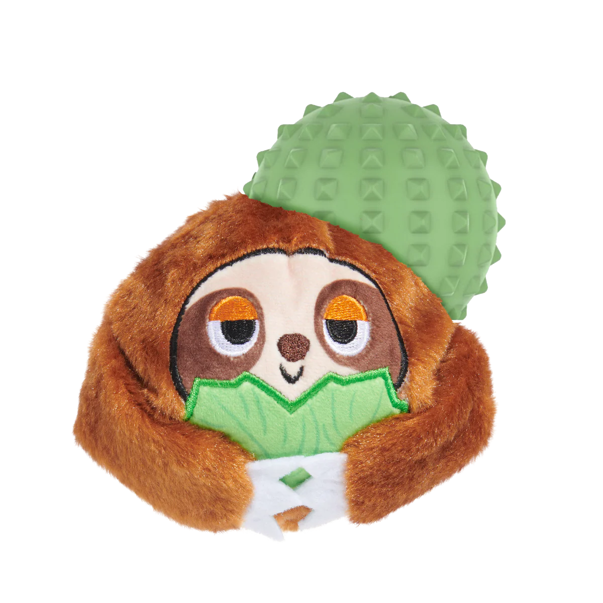 Sonny the Sloth Super Chewer Durable 2-in-1 Rip and Reveal + Fetch Dog Toy