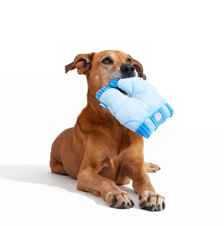 Squeaky Clean Mom Jeans Plush Tug Dog Toy - Image 3