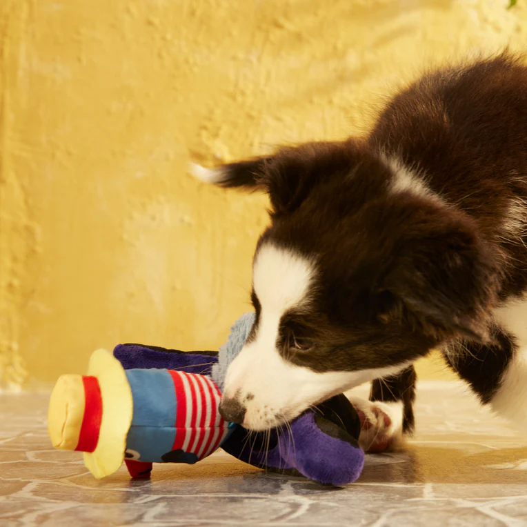 St. Bark's Pigeon Plush Multi-Part Dog Toy - Image 4
