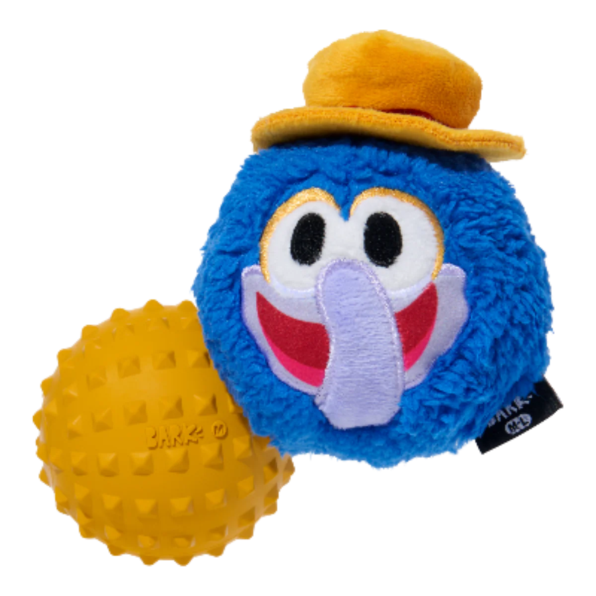 The Great Gonzo as "Charles Lick-ens" Durable Super Chewer Multi-Part Dog Toy