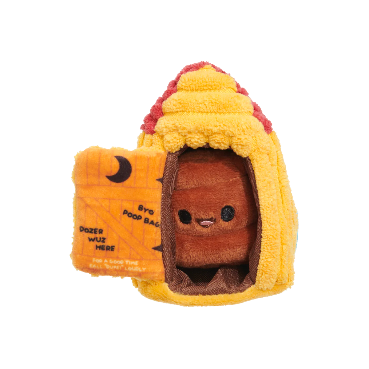 Turdbert's Snouthouse Plush Multi-Part + Enrichment Dog Toy - Image 3