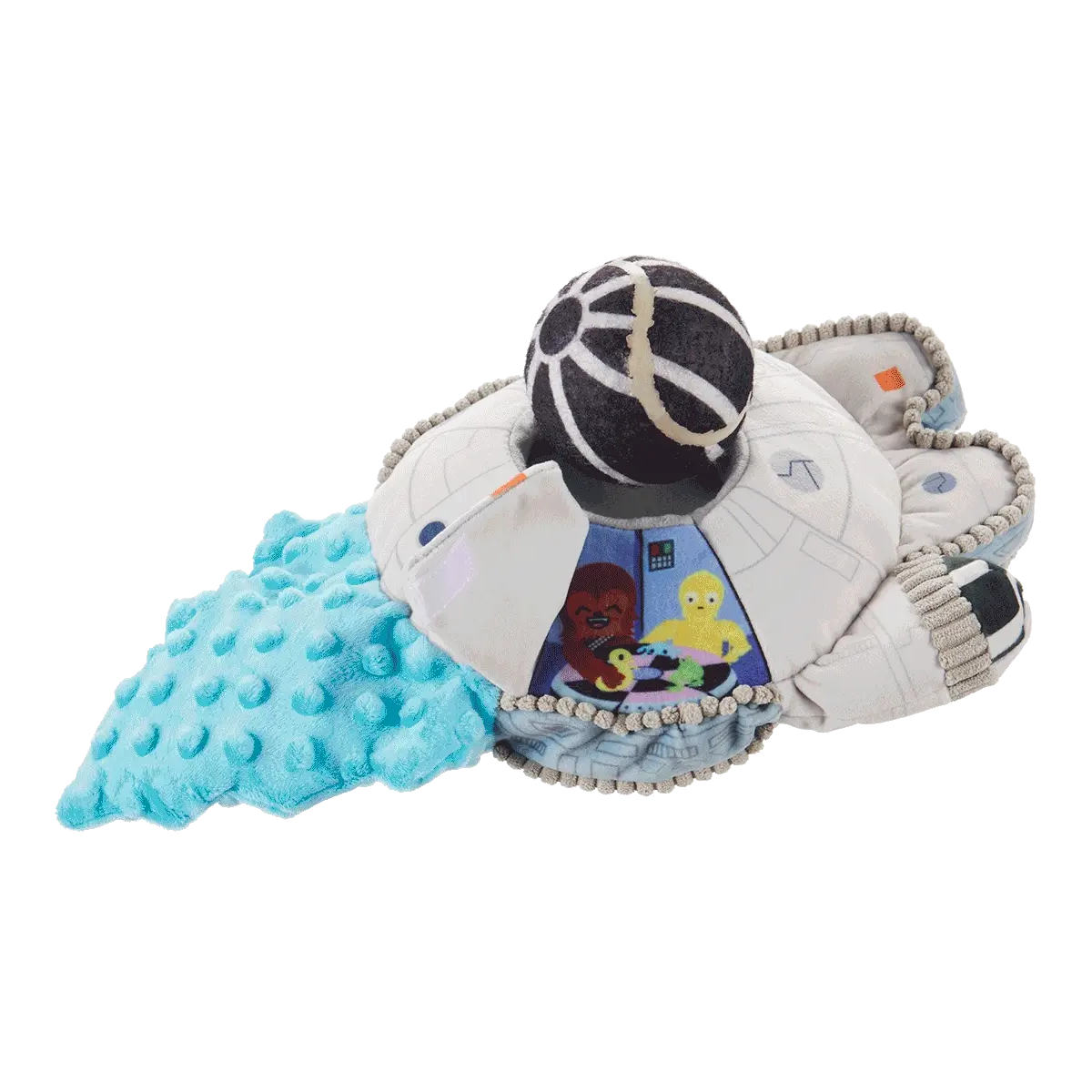 Ultimutt Milennium Falcon™ Plush Multi-Part + Fetch Dog Toy - Image 2