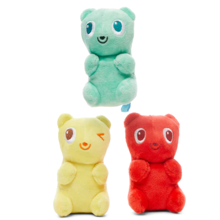 Yummy Bear Buddies Plush Multi-Part Dog Toy